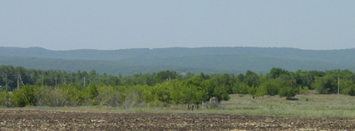 Site of Schönchen, Russia as seen in 2002