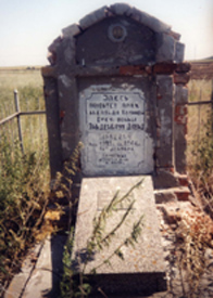 Grave marker in Schönchen Cemetery